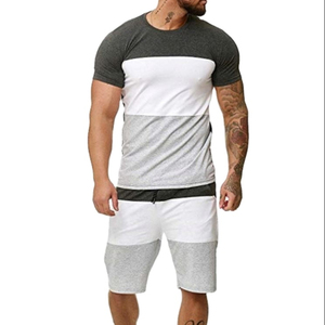 Autumn Men's Casual Jogging Shorts Set 2 in 1 Design Lightweight Polyester/Cotton Print Multi Color Shorts - Product Image 1