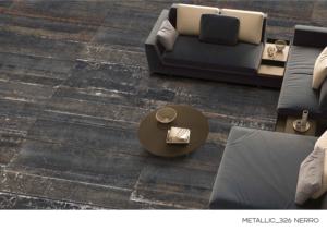 Carreaux de porcelaine de la collection designer, finition métallique, 60x120cm, 600x1200mm, format 24x48, pour une utilisation élégante sur les murs et sols intérieurs. - Product Image 4
