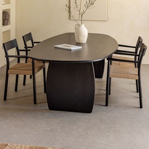 Vandana Grand Neo Oval <b>dining</b> <b>table</b> 260x120 cm in Agathe mango wood - Product Image 1