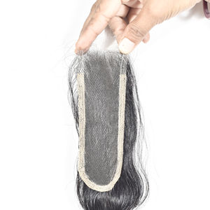 100% sin procesar Vietnam virgen cutícula HD encaje ondulado cierre vendedores doble dibujado trama crudo indio templo Remy pelo onda de agua - Product Image 3