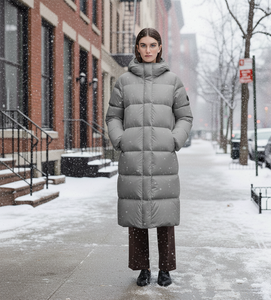 Women Puffer <b>Jackets</b> Customized Warm Winter Casual Street Wear Fashion Quilted Padded Ski Coat Outerwear Women's Puffer <b>Jacket</b> - Product Image 3