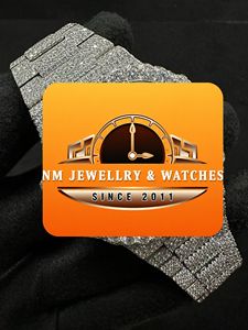 NM Jewelry & นาฬิกาควอทซ์ทรงสี่เหลี่ยมสแตนเลสหรูหราสำหรับผู้ชายพร้อมสายรัดข้อมือแบบอะนาล็อกพับได้ - Product Image 3