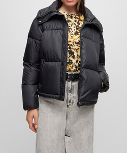 Veste d'hiver chaude et tendance pour femme, modèle matelassé en duvet de designer, personnalisable, doux, imperméable, grande taille, pour l'extérieur - Product Image 1