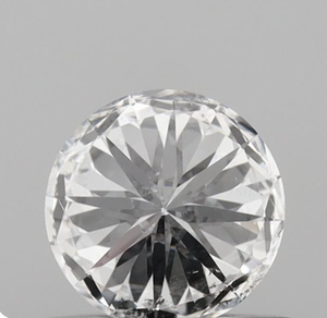 Diamant rond brillant naturel certifié 0,5 carat E SI2 pour la fabrication de bijoux fins, marque Aniva, modèle ND046 - Product Image 5