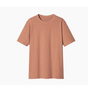 Vente directe d'usine, t-shirt en coton 100% tricoté, 180g, uni, manches courtes, respirant, écologique, XS, imprimé, vêtements en stock, femme - Product Image 5