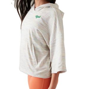Ropa de calle, sudaderas con capucha de algodón, sudadera de lana de gran tamaño para mujer, sudadera holgada informal de manga larga de felpa sólida para mujer, Top - Product Image 3