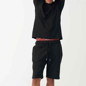 Ensemble assorti 2 pièces de haute qualité, t-shirt à manches courtes et short, ensemble de survêtement d'été respirant, ensemble en coton tricoté pour homme - Product Image 4