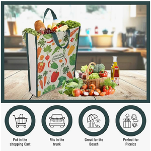 Designer Eco Cotton <b>White</b> Vintage Open Carry <b>Tote</b> <b>Bag</b> Multipurpose Reusable Shopping Strong Handles High Quality Retail <b>Bags</b> - Product Image 4