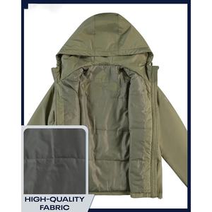 Chaqueta Cortavientos Ligera Tipo Anorak con Capucha con Cordón Ajustable y Media Cremallera para Mujer - Product Image 3
