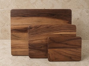 Planche à découper en bois rectangulaire antidérapante, écologique, lavable au lave-vaisselle, pour fruits, légumes, fromages HASAN - Product Image 1