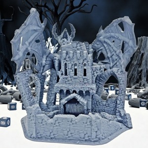 Tour à dés Maxmax imprimée en 3D, thème Nid de Dragon, accessoire de jeu de rôle de table pour Noël et Halloween, cadeau idéal - Product Image 6