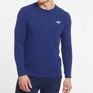 Camiseta Informal Cómoda de Manga Larga 100% Algodón para Hombre, Tela Suave, Corte Regular, Personalizada - Product Image 3