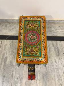 Handmade Wooden Animal <b>Stool</b> Coffee <b>Table</b> Tiger Design Hand Painted Accent <b>Table</b> Decorative Furniture Living Room Use - Product Image 6