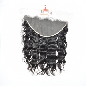 Cheveux bouclés birmans 13*6, tissage frontal, 100% cheveux humains bruts vietnamiens, couleur naturelle, cuticules alignées, vente en gros - Product Image 3