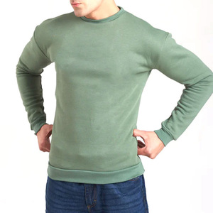 Sudadera Unisex de Manga Larga, Forro Polar, Transpirable, Resistente al Viento, Corte Regular, Color Sólido, Servicio OEM, Informal, Invierno, 100% Algodón - Product Image 4