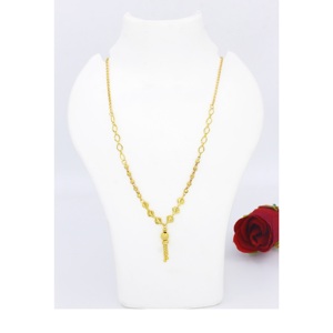 Collar de cadena Joyería Venta al por mayor Venta caliente Clásico Ajustable Chapado en oro Dubai Cadena Diseño de joyería India - Product Image 5