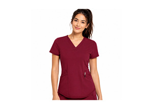 Short Sleeve Woven Unisex Medical Designs Jogger Plus Size White Hospital Nursing <b>Scrubs</b> <b>Tops</b> Nurse Uniform OEM - Product Image 3