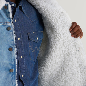 Vestes en jean pour hommes, style streetwear, collection 2026, décontractées et élégantes, à manches longues, vente en gros - Product Image 6