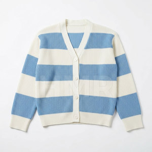 HMR Sorority Sisterhood <b>Knitted</b> <b>Cardigan</b> V-Neck Full Sleeve Solid Color Thick Casual Winter Wear 100% Polyester - Product Image 4