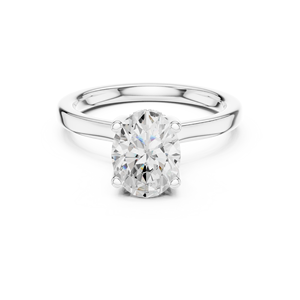Anillo de Compromiso Vinson Project con Elegante Banda Halo Oculta, Estilo Art Deco, Moissanita Corte Esmeralda, Piedras Decorativas, Chapado en Oro de 14K para Mujer - Product Image 1