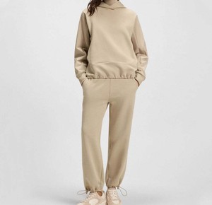 Survêtement décontracté à capuche lourd personnalisé avec logo pour hommes et femmes, service OEM, 100% coton - Product Image 2