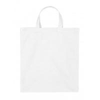 Sac fourre-tout en coton personnalisé avec logo imprimé, promotionnel, naturel, 38x42cm, poignées courtes, sacs de shopping en coton