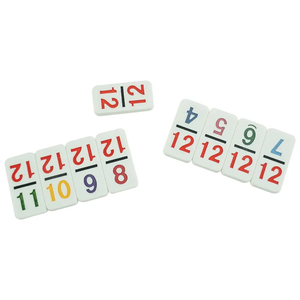 Juego de Dominó Doble 12 Personalizado de Fábrica, 91 Piezas con Fichas Numeradas, 9 Trenes Mexicanos de Plástico de Colores en Caja para Casino - Product Image 1