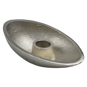 Portavelas Metálico 2 en 1 con Forma de Barco, Color Gris, para Decoración del Hogar y Navidad, Portavelas de Diseño Metálico - Product Image 4