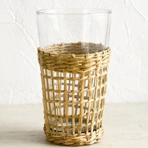 Cesta redonda de jacinto para vasos, para exhibir en encimeras y como elegante decoración de mesa para el hogar. - Product Image 1