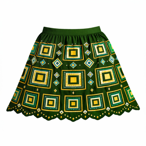 Falda Midi Casual de Chifón para Mujer, Estilo Punk, Transpirable, Antibacteriana, Natural, de Poliéster de Alta Calidad - Product Image 3