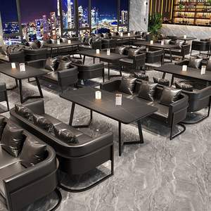 Sofá Industrial Moderno de 2 Plazas con Estructura de Acero, Cojín Tapizado en Tela Ecológica para Sala de Estar, Dormitorio, Villa u Hotel - Product Image 3