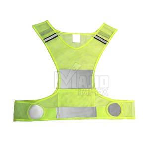 Gilet de course léger haute visibilité, équipement de sécurité réfléchissant pour l'exercice physique en extérieur, gilet de course haute visibilité réfléchissant - Product Image 4