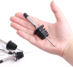Top Barware Quality Stainless Steel <b>Wine</b> Oil Pourer Pour Spout Classic Free Flow Bartender Bottle Pourer with Tapered Spout - Product Image 6