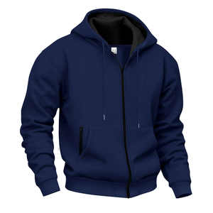 Sudadera con capucha personalizada con logotipo a precio de mayorista, de algodón y poliéster, de manga larga, con estampados únicos y MOQ bajo. - Product Image 5