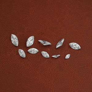 Diamante Cultivado en Laboratorio, Corte Marquesa, Certificado IGI, VVS, Perforado con Láser, para Fabricantes de Joyería, 1-5 Ct, Todos los Tamaños, Luxira Export - Product Image 1