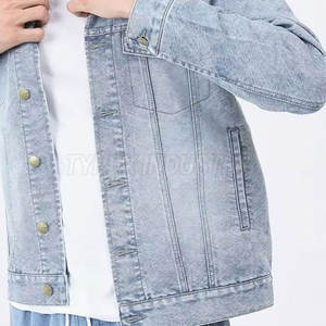 Veste en jean pour homme, nouveau design, services OEM, haute qualité, design personnalisé - Product Image 4