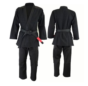 Bolton <b>Blue</b> Judo Gi Uniform 100% Cotton Adult Unisex Martial Arts Wear Black Belt Set Durable Plain Dyed Loose Fit 160g - Product Image 6