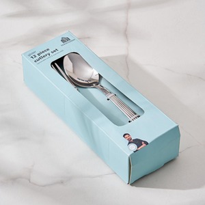 Elegant Stainless Steel Spoon And Fork Set High Mirror Polish Rust Resistant <b>Flatware</b> Wedding Dinnerware - Product Image 5