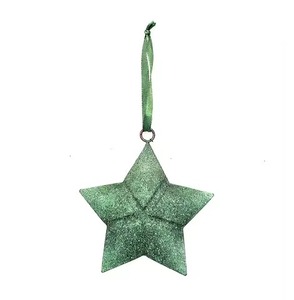 Metal Snowflake <b>Christmas</b> <b>Tree</b> Ornament Hanging Metal <b>Christmas</b> Holiday Ornaments Pendants for Home Party Decor - Product Image 5