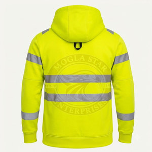 Vestes de sécurité haute visibilité respirantes et imperméables conçues sur mesure pour le personnel de construction, les travailleurs de l'entretien routier, les professionnels du secteur industriel - Product Image 2