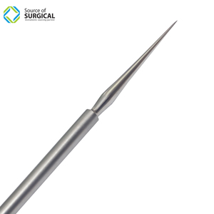 Aiguille chirurgicale en acier inoxydable à pointe acérée, à usage unique, stérile, avec manche certifié CE, Classe I, garantie 1 an - Product Image 5