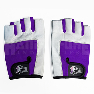 Guantes Deportivos de Medio Dedo con Protección para Muñeca, Antideslizantes, de Poliéster, para Gimnasio, Pesca y Actividades al Aire Libre - Product Image 2