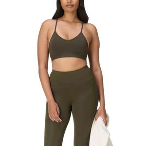 Soutien-gorge de sport ajustable personnalisé pour femme, avec fermeture éclair frontale, pour fitness, yoga et course à pied, effet push-up - Product Image 2