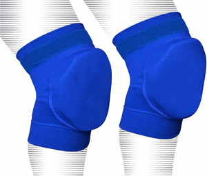 Genouillères de protection élastiques personnalisées en éponge épaisse orange pour le volleyball, le basketball, la danse, anti-collision - Product Image 5