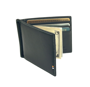 [NEW RELEASE] Handmade Quality Castello Soft Leather RFID Slim Men Bi-fold Money Clip Card <b>Wallet</b> Open Polyester Embroidery - Product Image 1