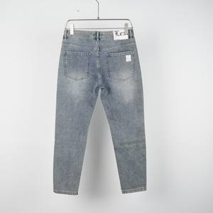 Pantalon en jean classique décontracté, coupe confortable, durable, mélange de coton, idéal pour les hommes, streetwear, bureau, voyage et usage quotidien - Product Image 5