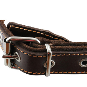 Luxury genuine Leather <b>Braided</b> Dogs pet Collars designed for fashionable pets and everyday functionality for sale - Product Image 4
