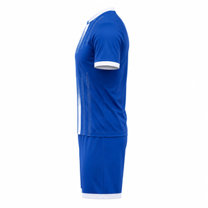 Nuevo diseño: Uniformes de fútbol azules y blancos a rayas para ropa deportiva, precio al por mayor, conjunto de uniformes de fútbol de alta calidad - Product Image 2