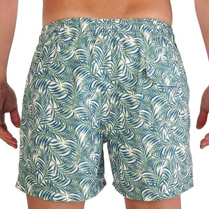 Shorts de Baño para Hombre, 100% Algodón, Secado Rápido, Cintura con Cordón, Estilo Vintage, con Bolsillos, Corte Medio - Product Image 2