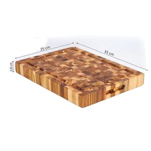 PLANCHE À DÉCOUPER EN BOIS RECTANGLE GÉNÉRALE PLANCHE À DÉCOUPER EN BOIS DE HAUTE QUALITÉ MARQUE DE TEAK PRIX PROFOND BON MARQUE - Product Image 1